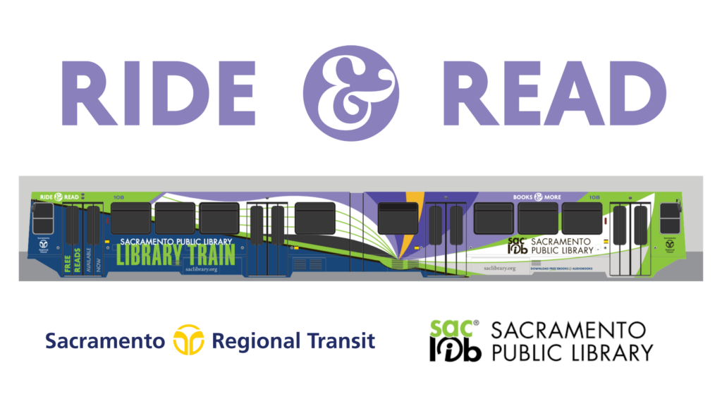 Ride and Read on the Sacramento Rolling Library Train Sacramento