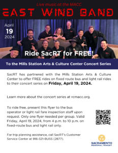 MACC Free Ride Flyer April 19
