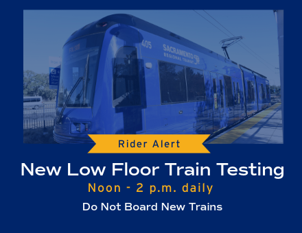 New Low-Floor Train Testing Underway